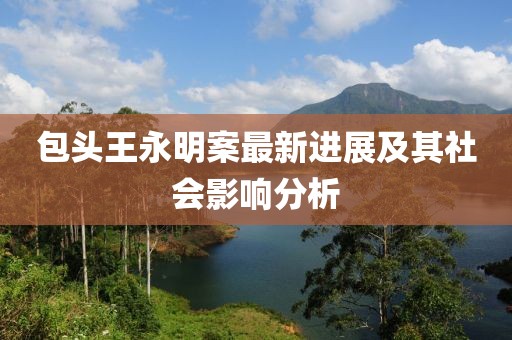 包头王永明案最新进展及其社会影响分析