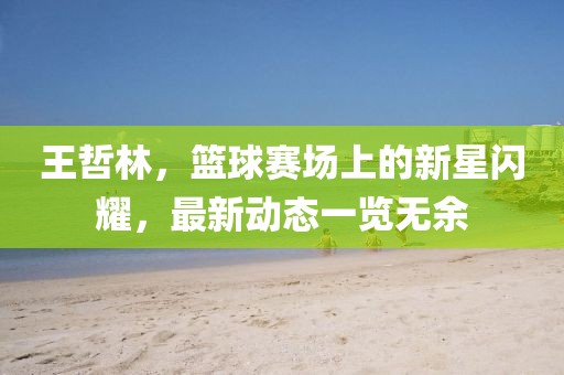 王哲林，篮球赛场上的新星闪耀，最新动态一览无余
