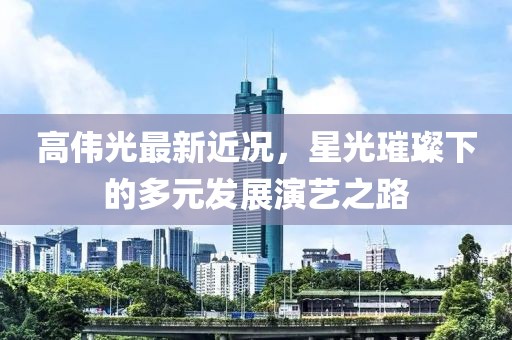 高伟光最新近况，星光璀璨下的多元发展演艺之路
