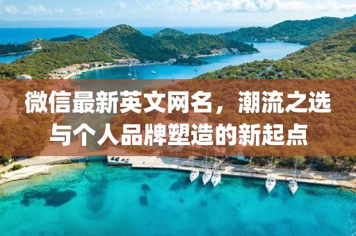 微信最新英文网名，潮流之选与个人品牌塑造的新起点