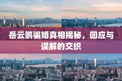 岳云鹏骗婚真相揭秘，回应与误解的交织
