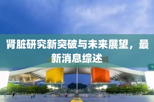 肾脏研究新突破与未来展望，最新消息综述
