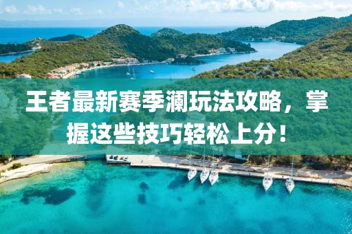 王者最新赛季澜玩法攻略，掌握这些技巧轻松上分！
