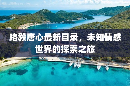 珞毅唐心最新目录，未知情感世界的探索之旅