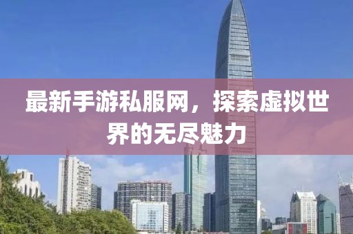 最新手游私服网，探索虚拟世界的无尽魅力