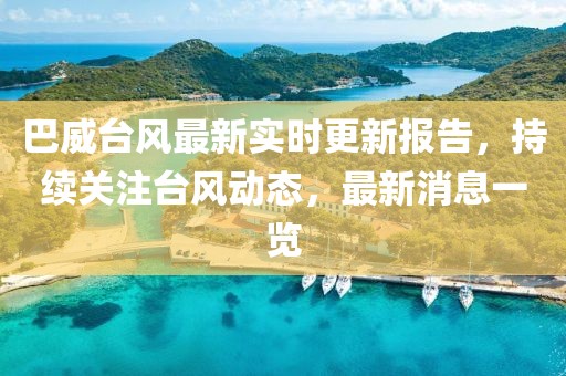 巴威台风最新实时更新报告，持续关注台风动态，最新消息一览