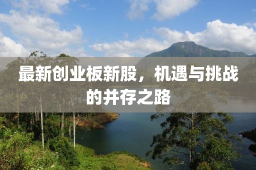 最新创业板新股，机遇与挑战的并存之路