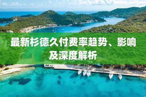 最新杉德久付费率趋势、影响及深度解析