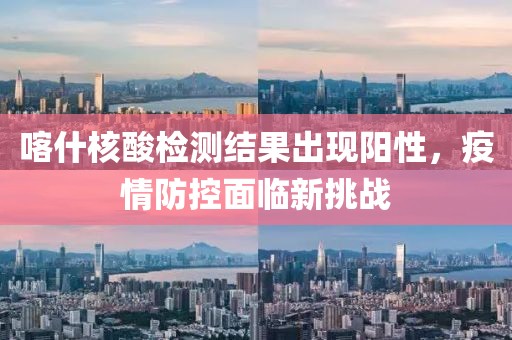 喀什核酸检测结果出现阳性，疫情防控面临新挑战