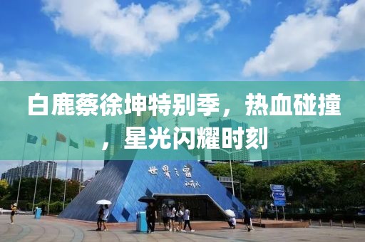 白鹿蔡徐坤特别季，热血碰撞，星光闪耀时刻