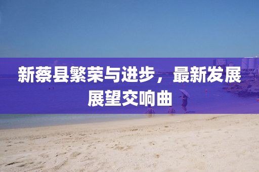 新蔡县繁荣与进步，最新发展展望交响曲