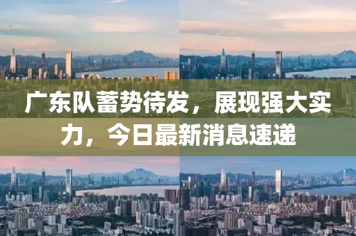 广东队蓄势待发，展现强大实力，今日最新消息速递