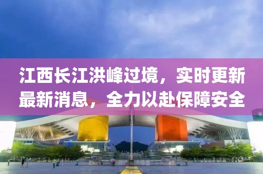 江西长江洪峰过境，实时更新最新消息，全力以赴保障安全