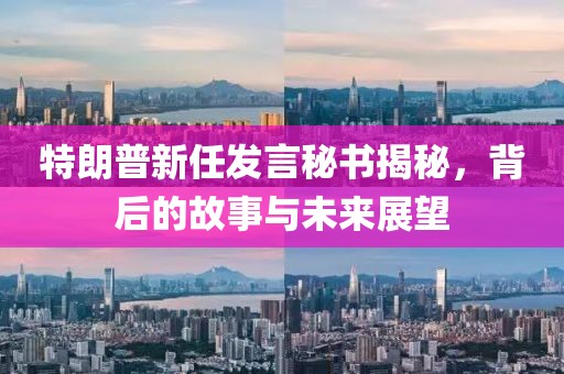 特朗普新任发言秘书揭秘，背后的故事与未来展望
