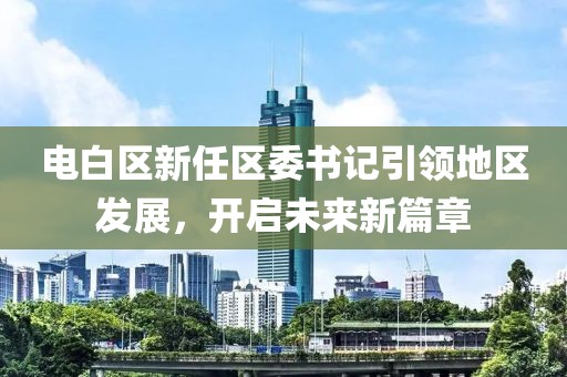 电白区新任区委书记引领地区发展，开启未来新篇章
