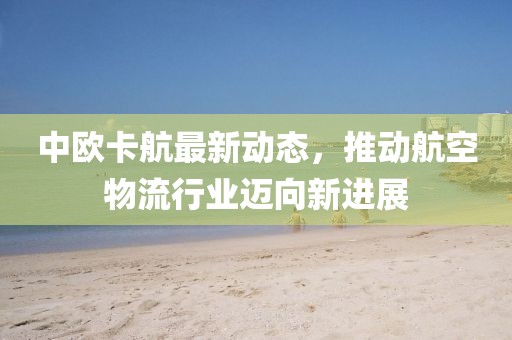 中欧卡航最新动态，推动航空物流行业迈向新进展