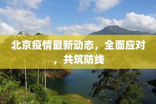 北京疫情最新动态，全面应对，共筑防线