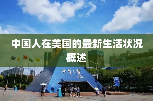 中国人在美国的最新生活状况概述