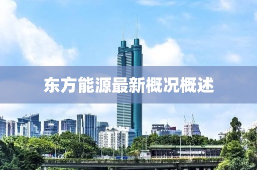 东方能源最新概况概述