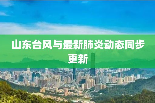山东台风与最新肺炎动态同步更新