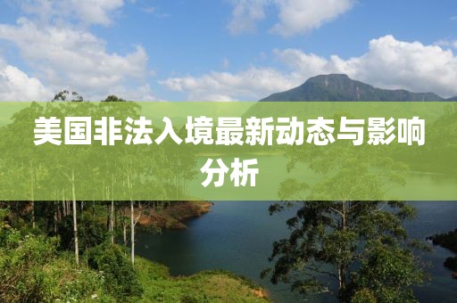 美国非法入境最新动态与影响分析