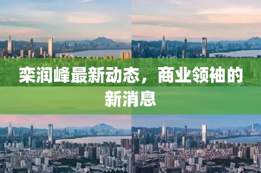 栾润峰最新动态，商业领袖的新消息