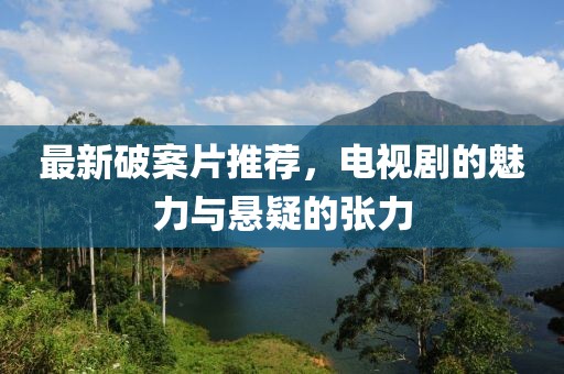 最新破案片推荐，电视剧的魅力与悬疑的张力