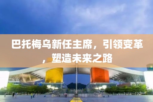 巴托梅乌新任主席，引领变革，塑造未来之路