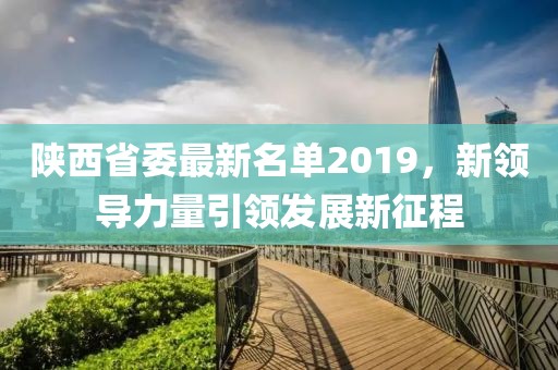 陕西省委最新名单2019，新领导力量引领发展新征程