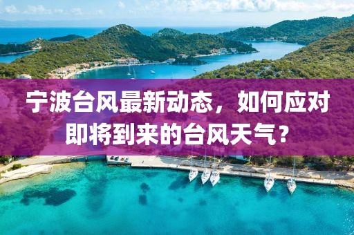 宁波台风最新动态，如何应对即将到来的台风天气？