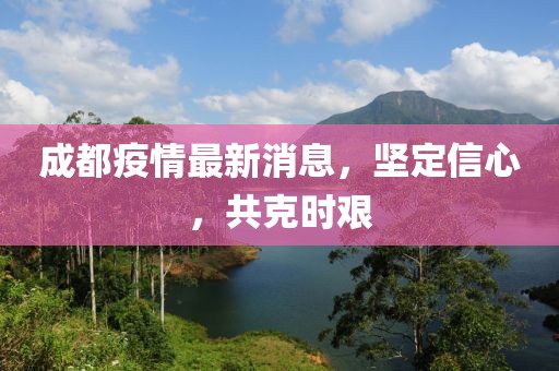 成都疫情最新消息，坚定信心，共克时艰