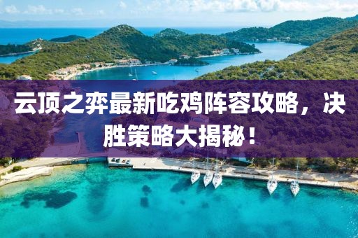 云顶之弈最新吃鸡阵容攻略，决胜策略大揭秘！