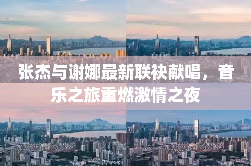 张杰与谢娜最新联袂献唱，音乐之旅重燃激情之夜