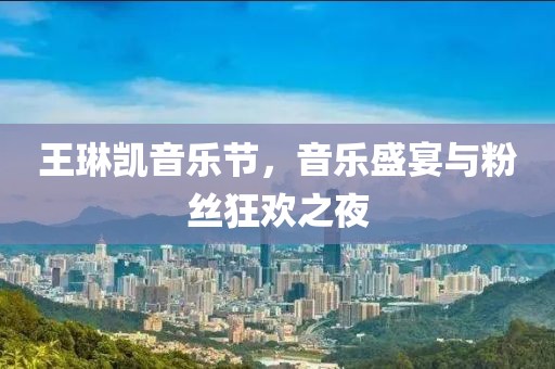 王琳凯音乐节，音乐盛宴与粉丝狂欢之夜