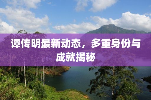 谭传明最新动态，多重身份与成就揭秘