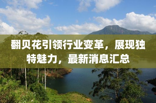 翻贝花引领行业变革，展现独特魅力，最新消息汇总