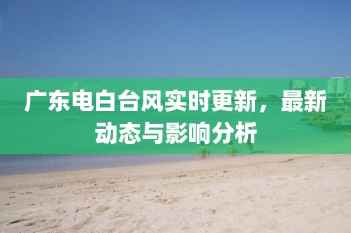 广东电白台风实时更新，最新动态与影响分析