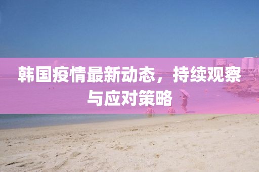 韩国疫情最新动态，持续观察与应对策略