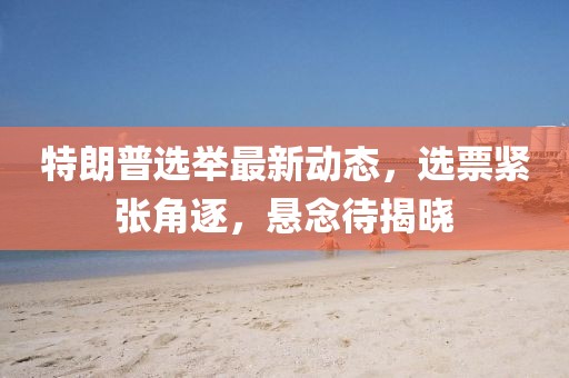 特朗普选举最新动态，选票紧张角逐，悬念待揭晓