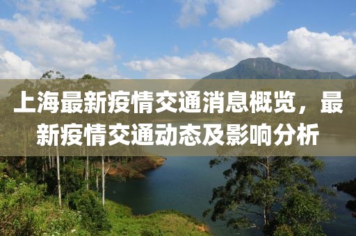 上海最新疫情交通消息概览，最新疫情交通动态及影响分析