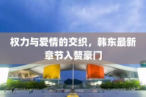 权力与爱情的交织，韩东最新章节入赘豪门