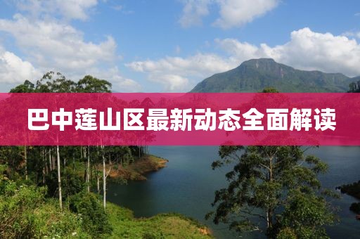 巴中莲山区最新动态全面解读