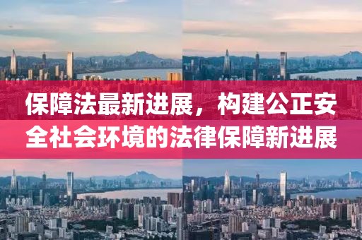 保障法最新进展，构建公正安全社会环境的法律保障新进展