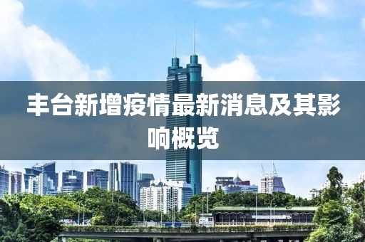 丰台新增疫情最新消息及其影响概览