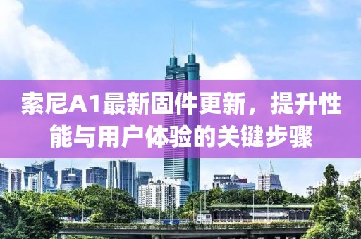 索尼A1最新固件更新，提升性能与用户体验的关键步骤