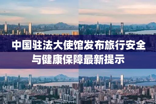 中国驻法大使馆发布旅行安全与健康保障最新提示