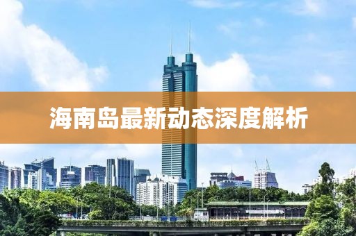 海南岛最新动态深度解析