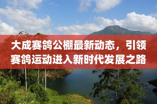 大成赛鸽公棚最新动态，引领赛鸽运动进入新时代发展之路