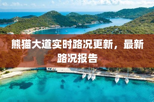 熊猫大道实时路况更新，最新路况报告