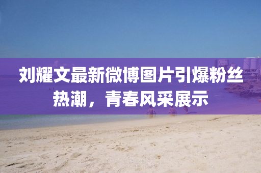 刘耀文最新微博图片引爆粉丝热潮，青春风采展示